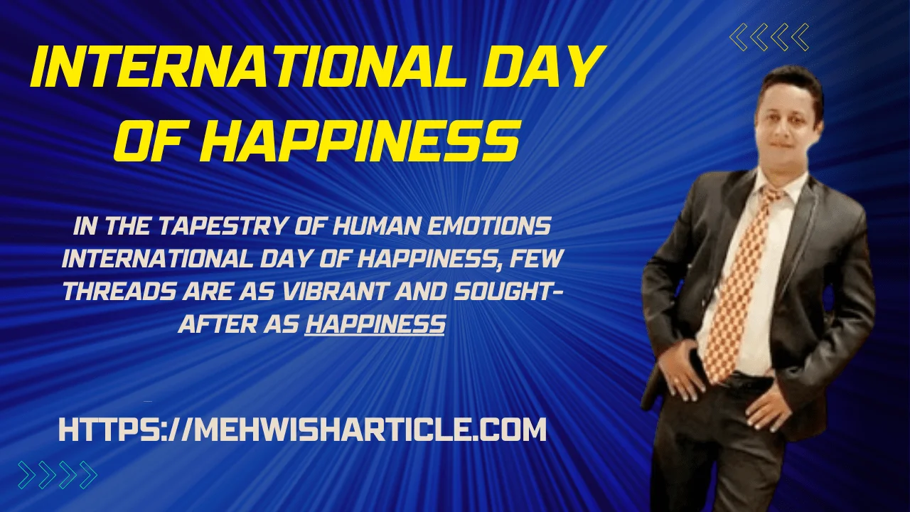 International Day of Happiness