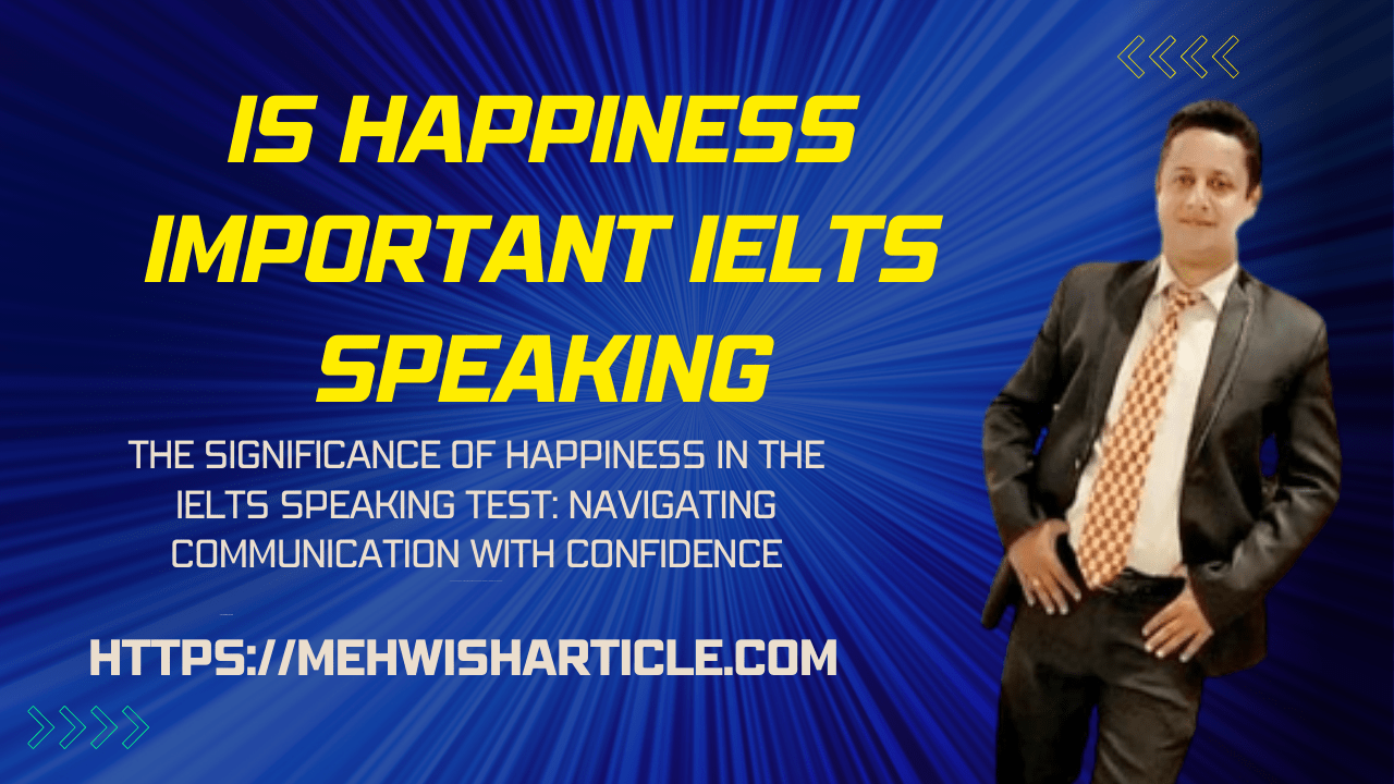 Is Happiness Important Ielts speaking