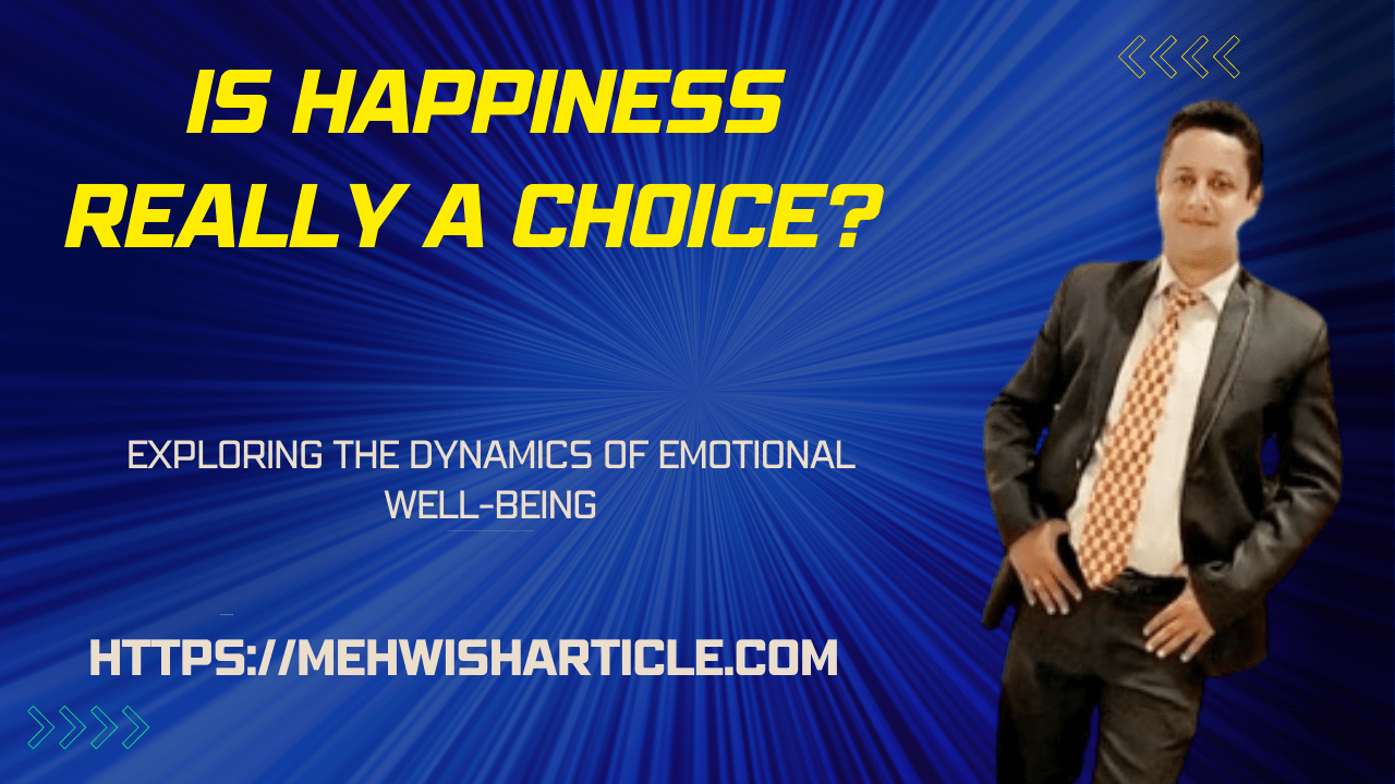 Is Happiness Really a Choice