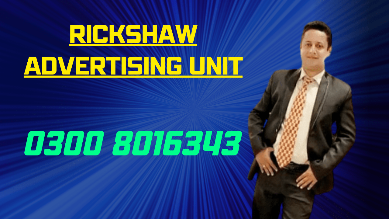 rickshaw advertising unit