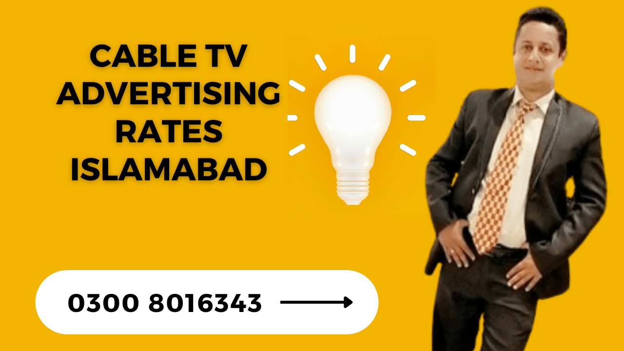 cable tv advertising rates islamabad