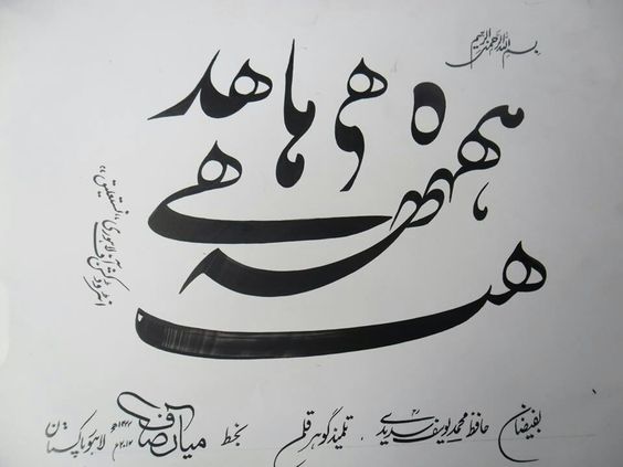 Calligraphy Tutor Lahore